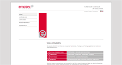 Desktop Screenshot of emotec-gruppe.de