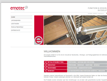 Tablet Screenshot of emotec-gruppe.de